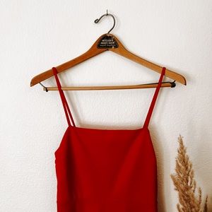Urban Outfitters Red Jumpsuit
